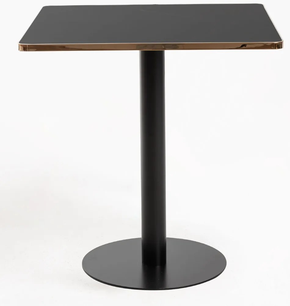 Stó Firro Kwadratowy 70cm Czarny