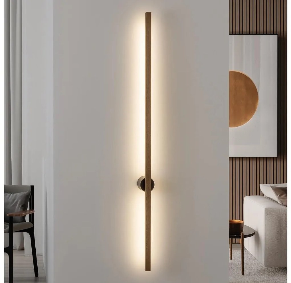 Brilagi - LED kinkiet WOODY LINE LED/12W/230V 120 cm dąb orzech