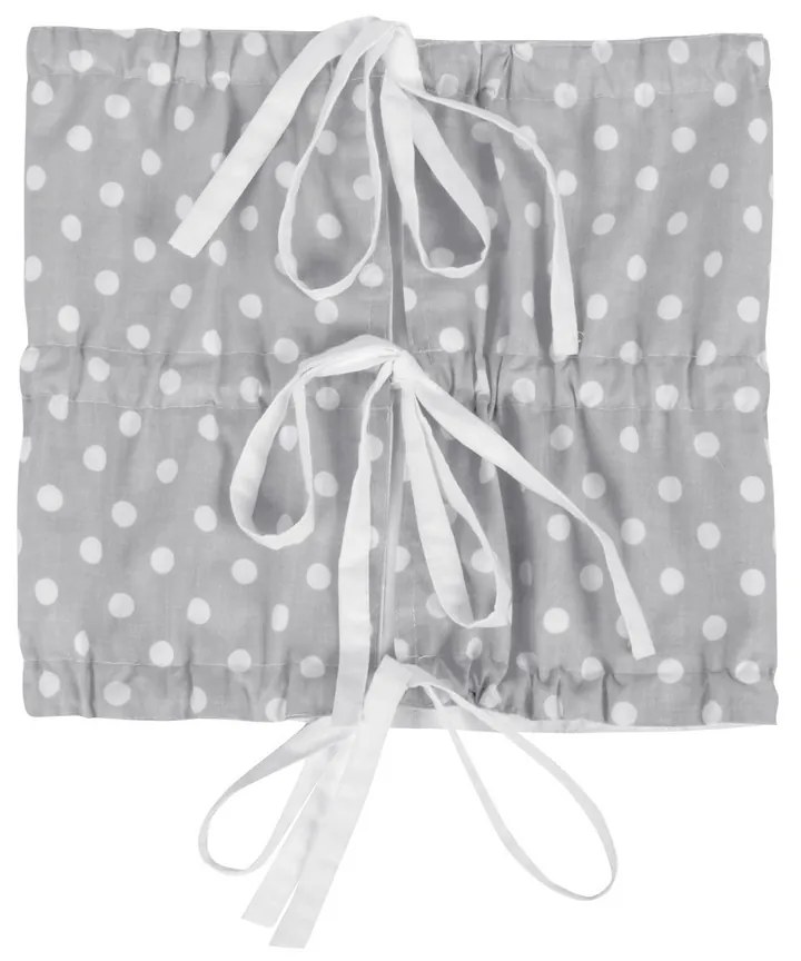 Bellatex Chusta niemowlęca w kropki szara, 75 x 75cm