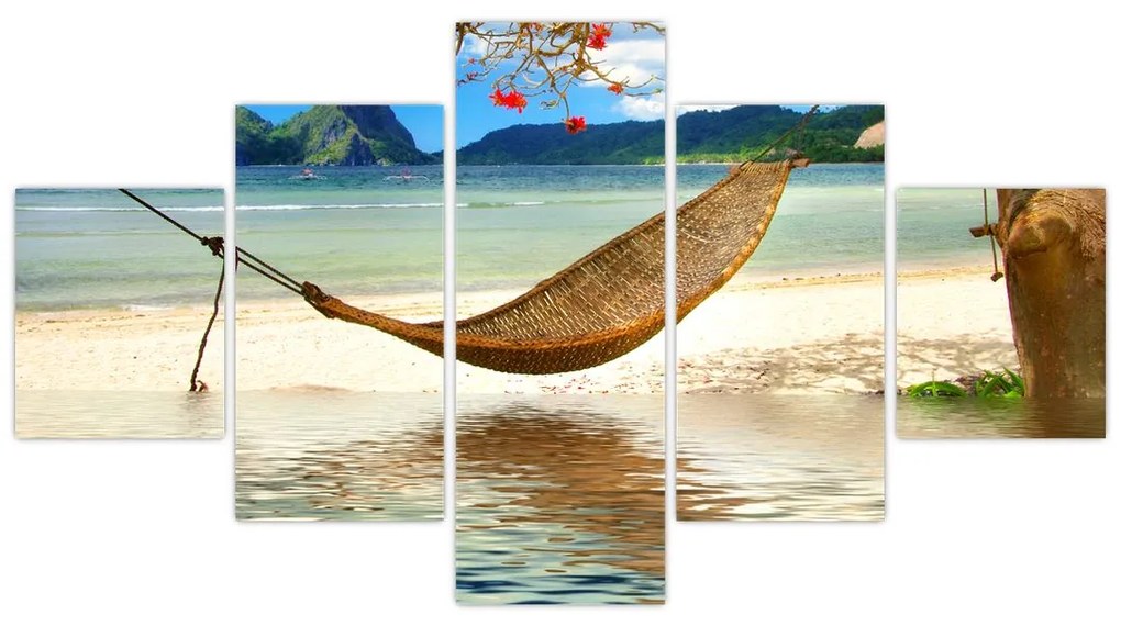 Obraz - Relaks na plaży (125x70 cm)