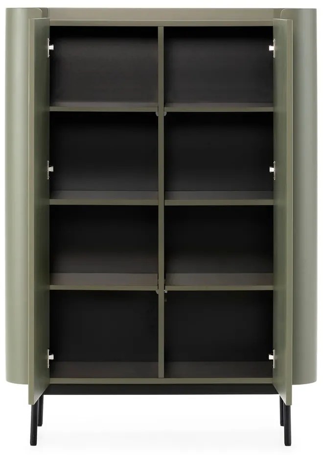 Zielona szafka 100x140x40 cm Willa – MOME