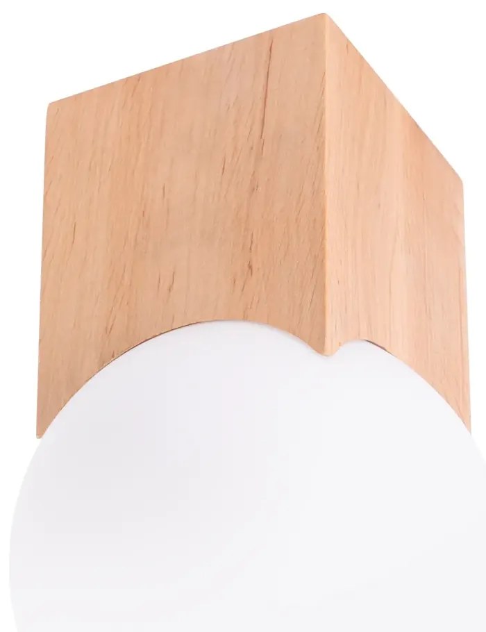 Plafon SOLIS naturalne drewno SOLLUX  LIGHTING