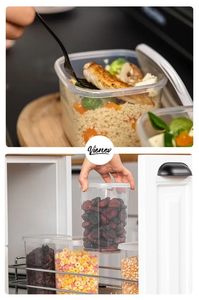 Pojemniki 18 szt. na żywność Fresco – Hermia