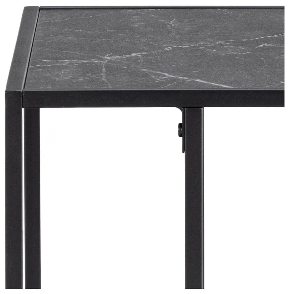 Stolik z blatem w dekorze marmuru 43x35 cm Infinity – Actona