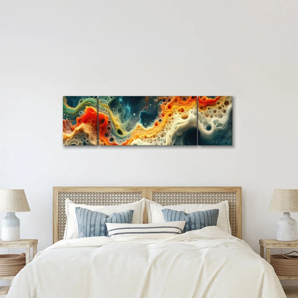 Obraz - Nowoczesna abstrakcja (170x50 cm)