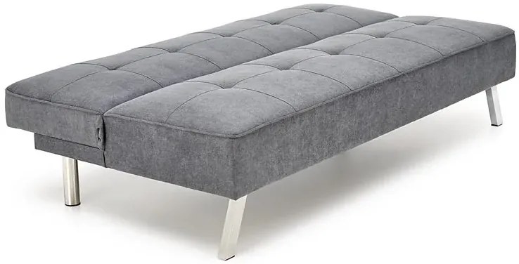 Popielata 3-osobowa sofa rozkładana - Onil