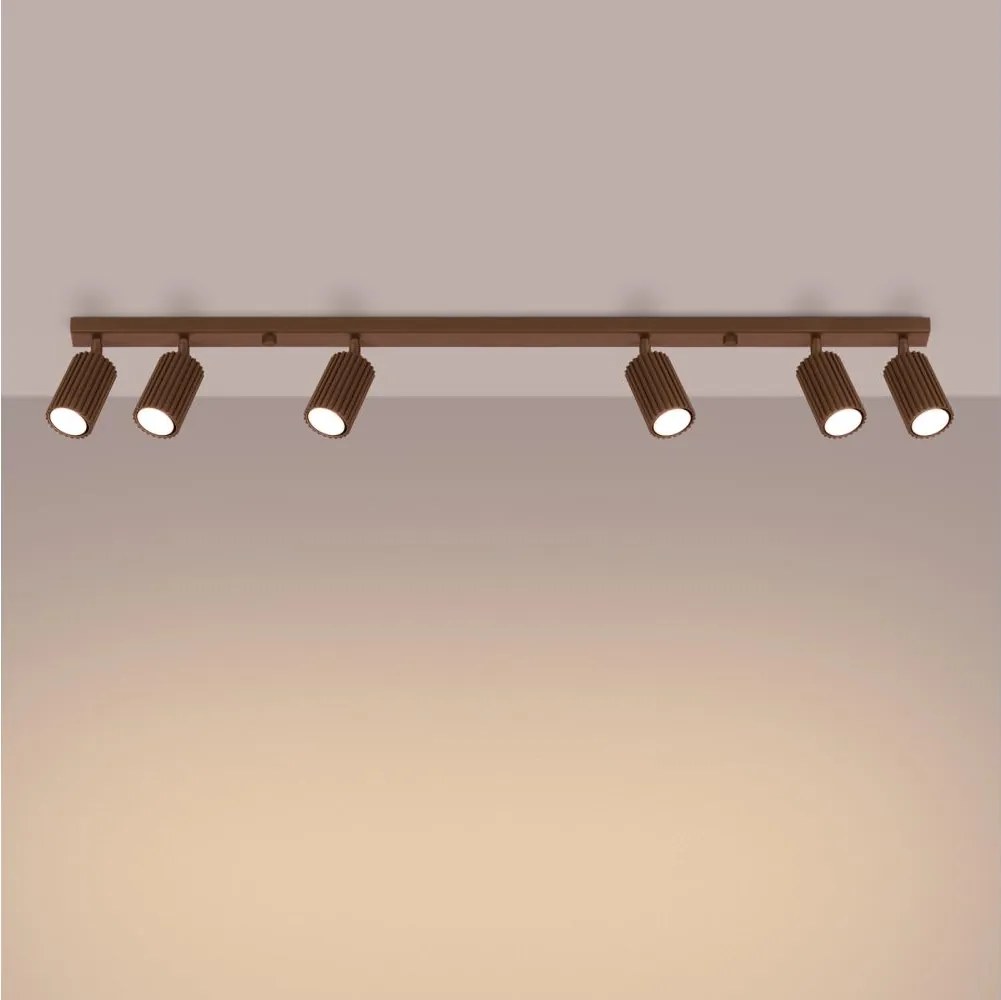 Brilagi - Oprawa punktowa LED CRESTO 6xGU10/10W/230V brązowa