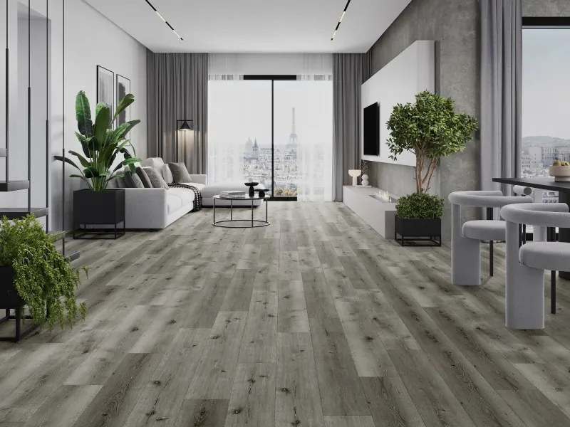 Mexen Lago Vista próbka paneli winylowych SPC 6,5 mm, podkład IXPE 1,5 mm, 4 V-Fuga, Dąb - F1035-S