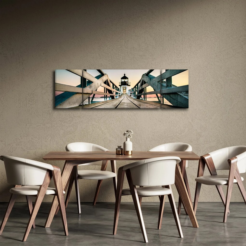 Obraz - Na molo (170x50 cm)