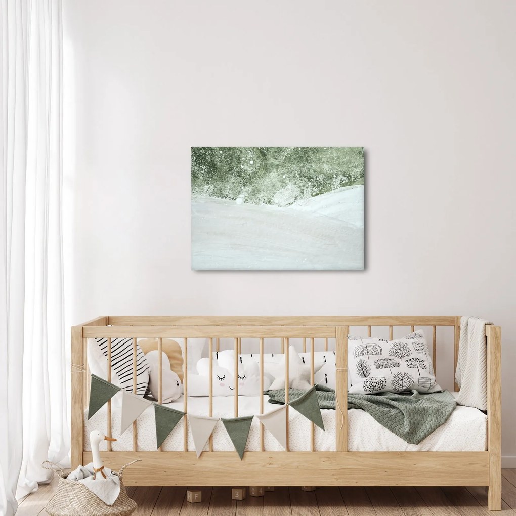 Obraz - Abstrakcja pędzle (70x50 cm)