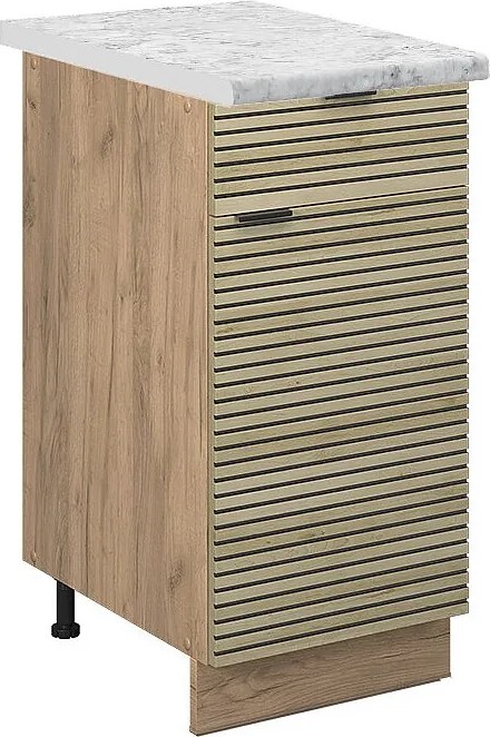 Szafka dolna do kuchni panel dębowy 40x60x82 fame-line