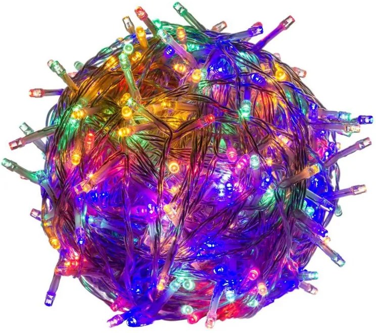 Świąteczne LED oświetlenie - 60 m, 600 LED, kolorowe