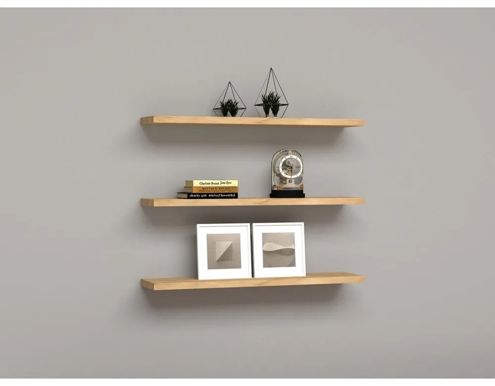 Półka w dekorze dębu zestaw 3 szt. Boss – Kalune Design