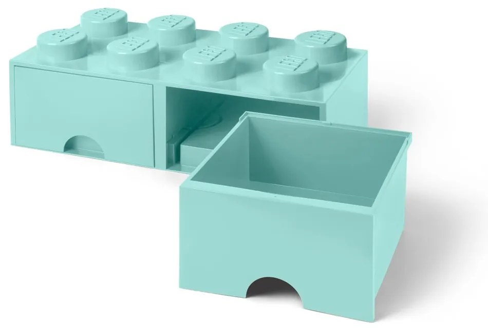 Miętowy pojemnik z 2 szufladami LEGO®