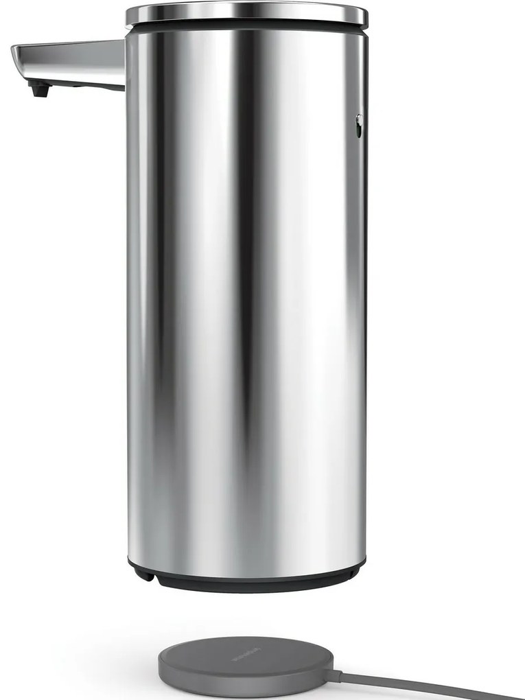 Simplehuman Bezdotykowy dozownik z uchwytem nagąbkę 414 ml, stal nierdzewna błyszcząca