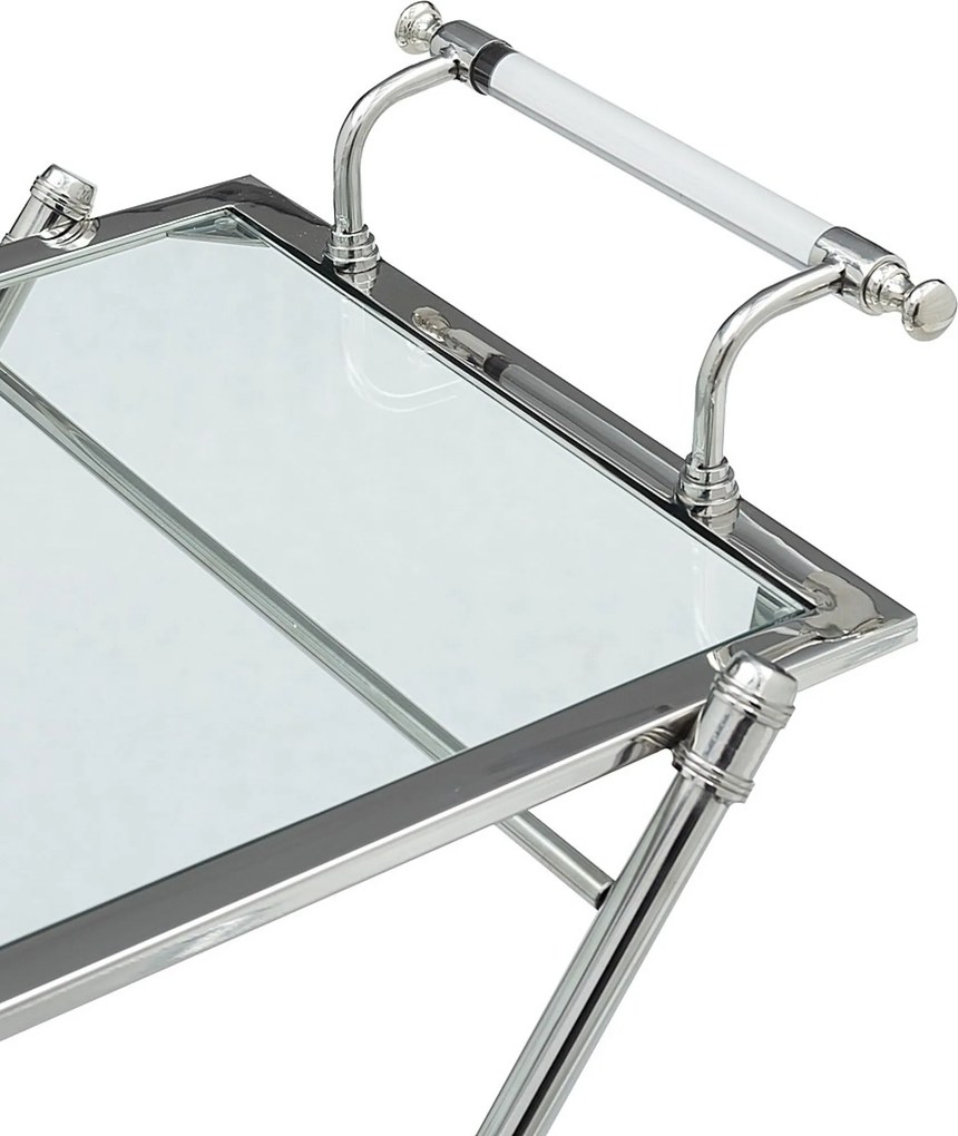 Stolik pomocniczy Morris Silver 90x62x83 cm