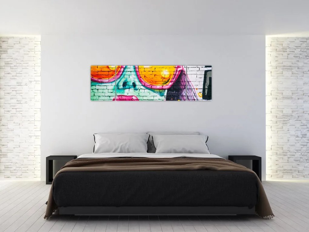 Obraz - Graffiti (170x50 cm)
