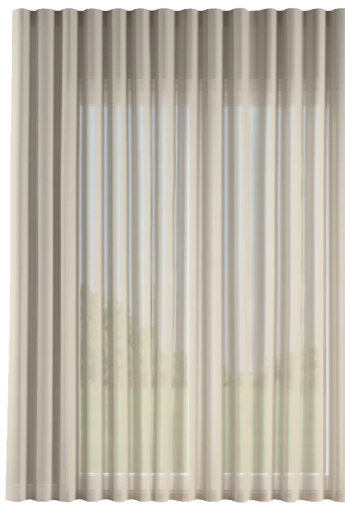 Firana na taśmie wave