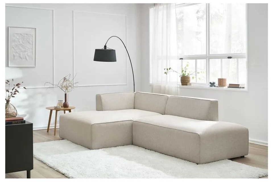 Beżowy narożnik modułowy (lewostronny/w kształcie litery L) Megeve – Bobochic Paris