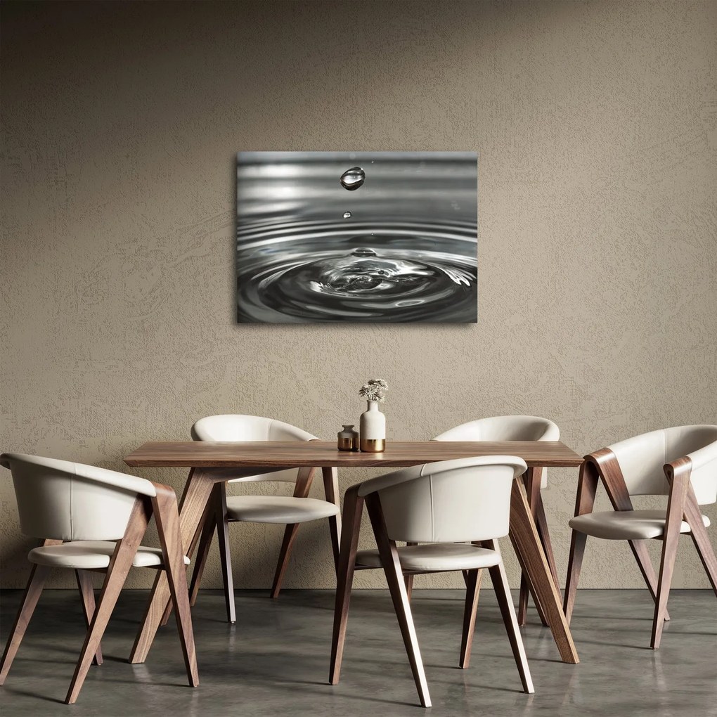 Obraz kropli wody (70x50 cm)