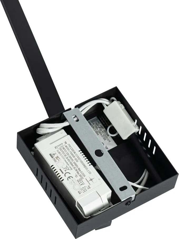 Czarna lampa sufitowa 300 cm z wbudowanym LED 3-stopniowy ściemniacz regulowany - Annuschka