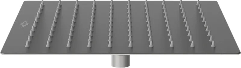 Mexen Slim deszczownica 25 x 25 cm, gun gray szczotkowany - 79125-66