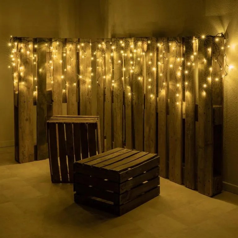 diLED świetlny deszcz - 180 LED, ciepły biały