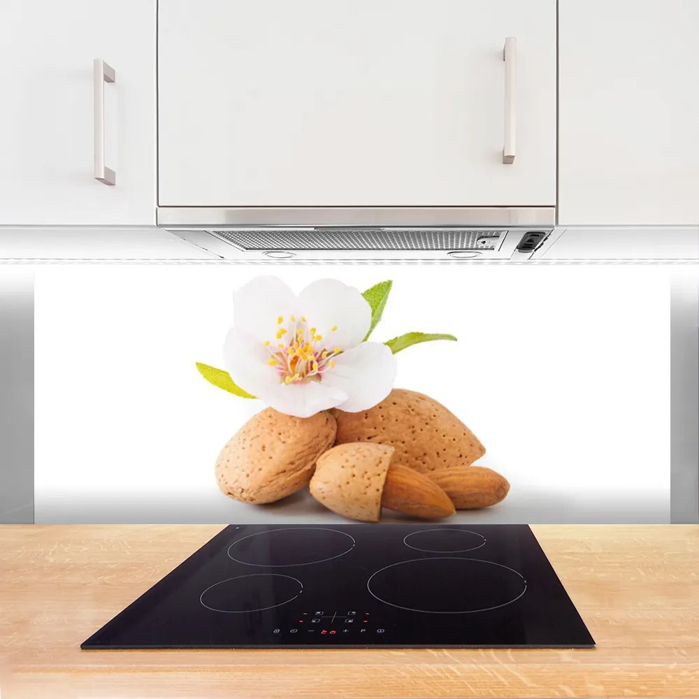 Panel nad blat kuchenny Kwiat o Odcieniu Pistacji