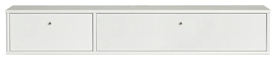 Biała szafka pod TV 136x22 cm Mistral – Hammel Furniture