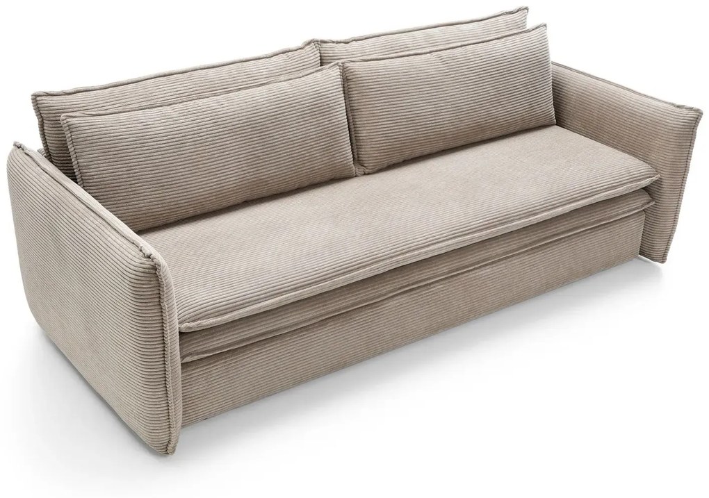 Sofa rozkładana LUNA SLIM beżowa PIASKI Meble