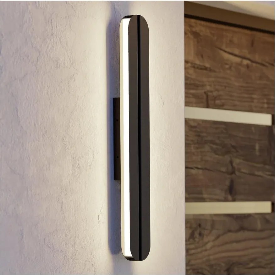 Eglo 902221 - Oprawa ścienna zewnętrzna LED VASCELLA LED/10,5W/230V IP44 czarna