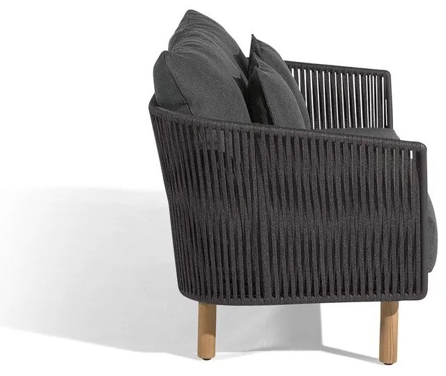 Ciemnoszara sofa ogrodowa Newport – Diphano