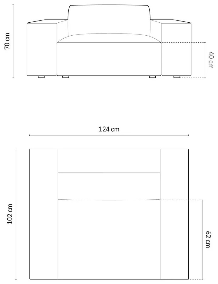 Ciemnoniebieski aksamitny fotel Jodie – Micadoni Home