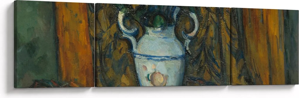 Obraz - Paul Cézanne, Vase of Flowers, reprodukcje (170x50 cm)