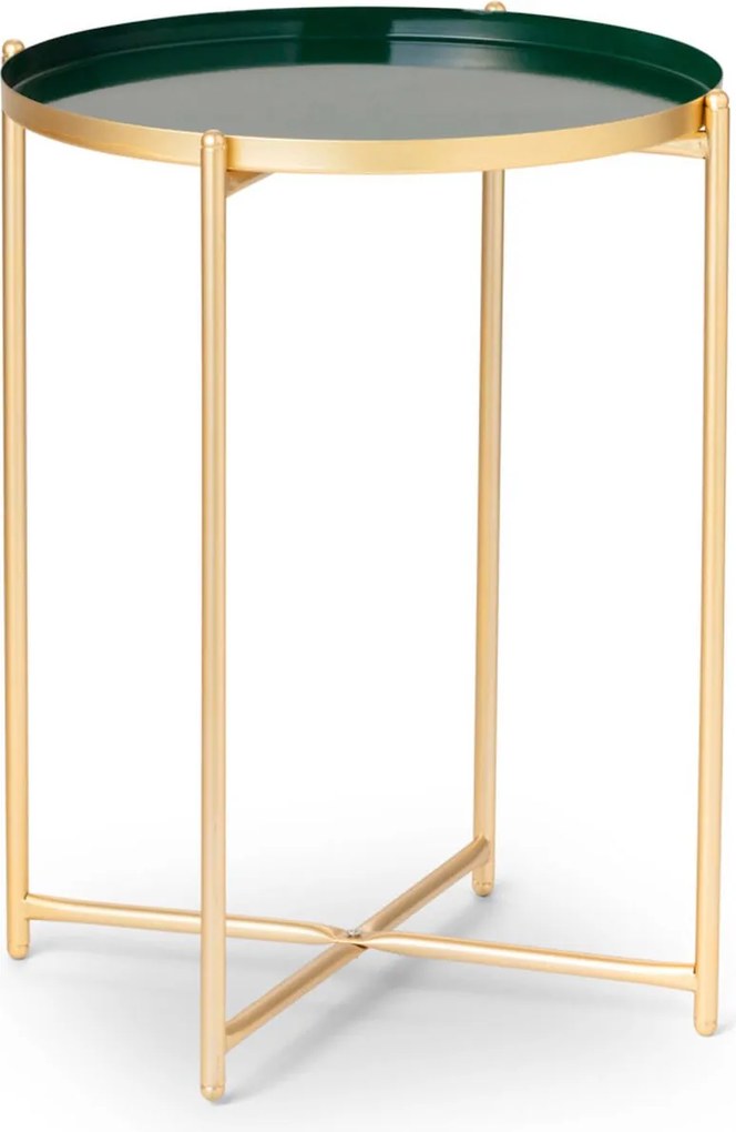 Stolik pomocniczy ELLA Ø 30 cm, złoty