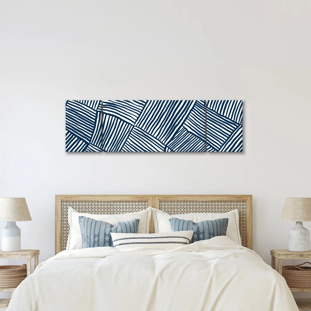 Obraz - linia 3D (170x50 cm)