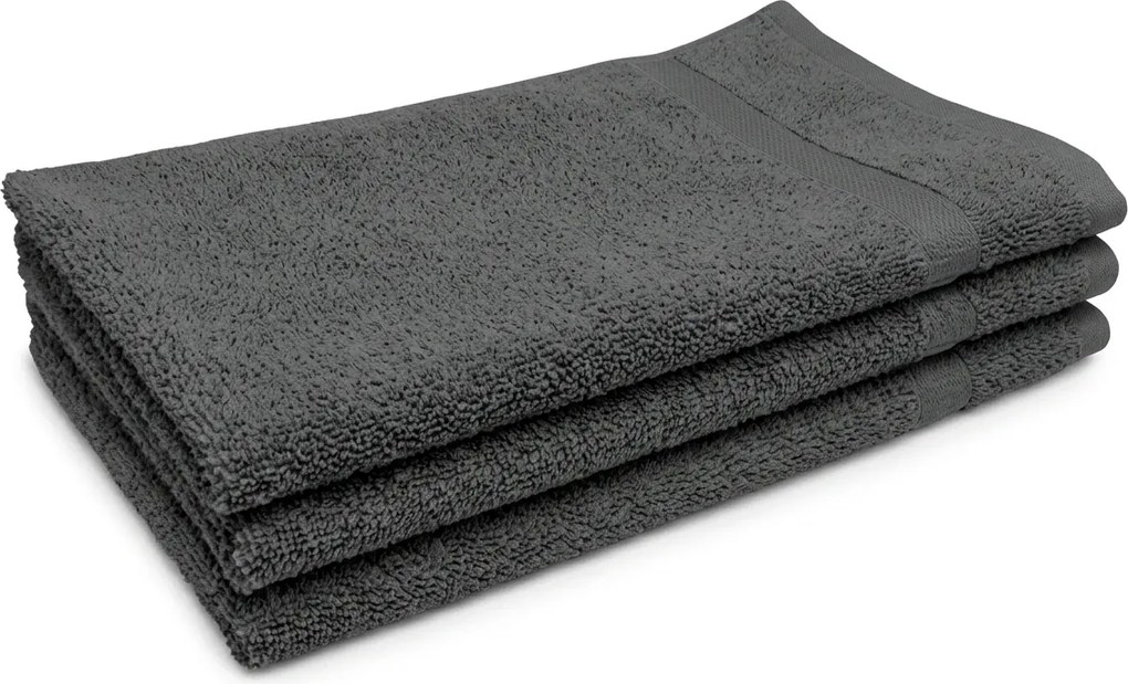 Ręcznik Classic mały ciemnoszary 30x50 cm, 100% bawełna