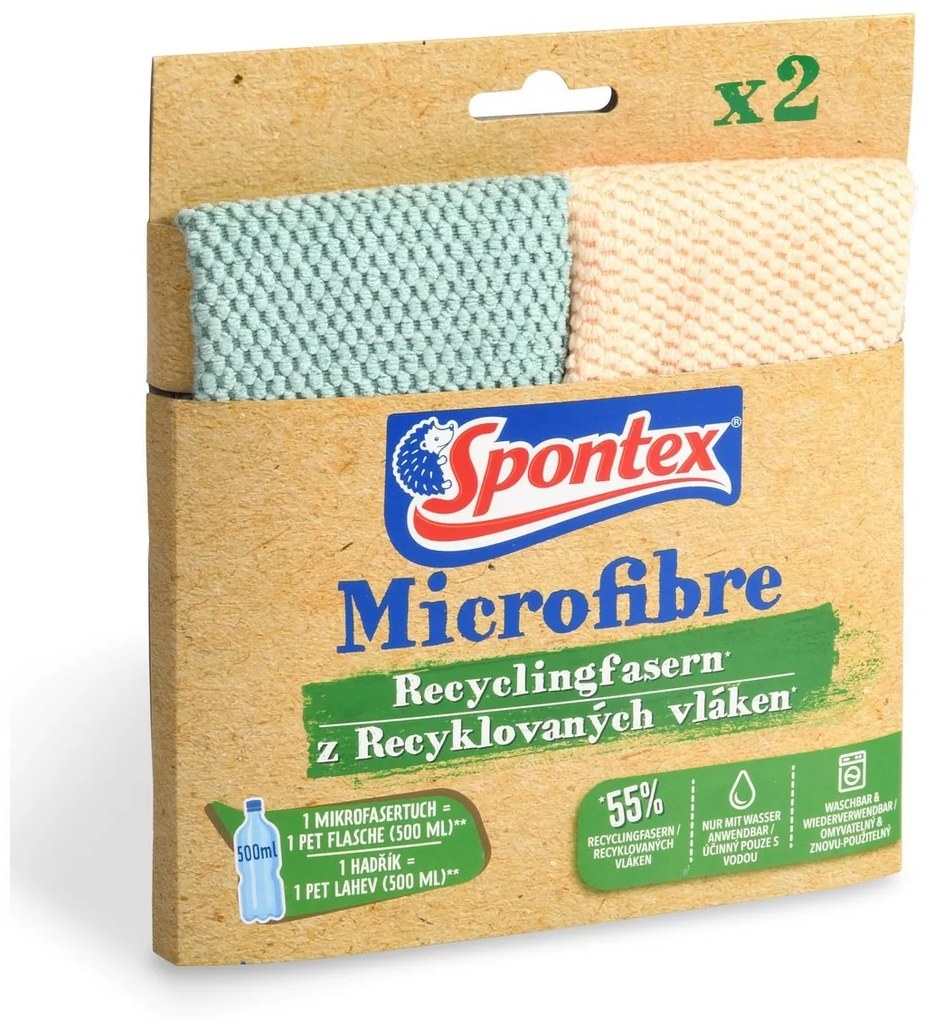 Spontex Ścierka Microfiber Recycled