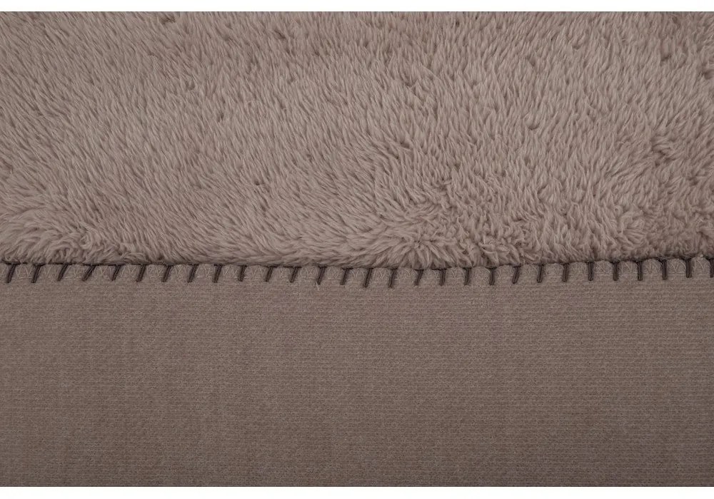 Szarobrązowy koc z mikropluszu 150x200 cm Tomo – Tiseco Home Studio
