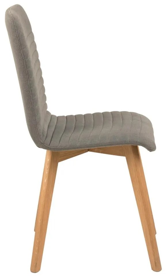 Zestaw 2 jasnoszarych krzeseł Actona Arosa