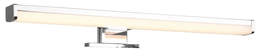 Kinkiet LED w kolorze błyszczącego srebra (dł. 40 cm) Lino – Trio