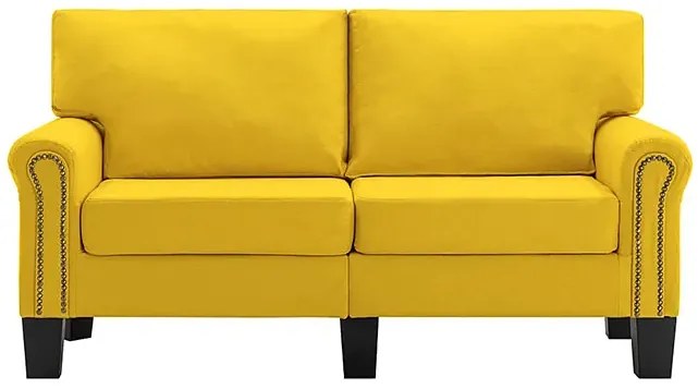 2-osobowa żółta sofa - Alaia 2X