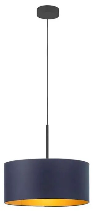 Lampa wisząca z okrągłym abażurem 30 cm - EX315-Sintrel - wybór kolorów