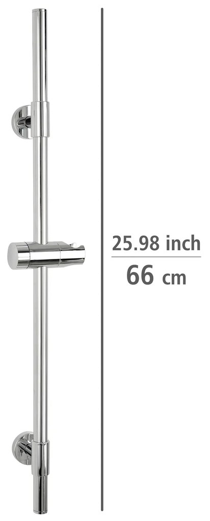 Drążek prysznicowy BASIC, 66 cm, WENKO