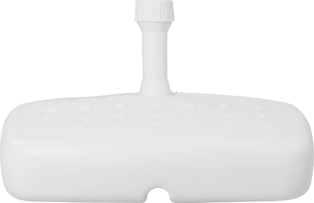 Derby Stojak na parasol balkonowy 17 l - biały plastik