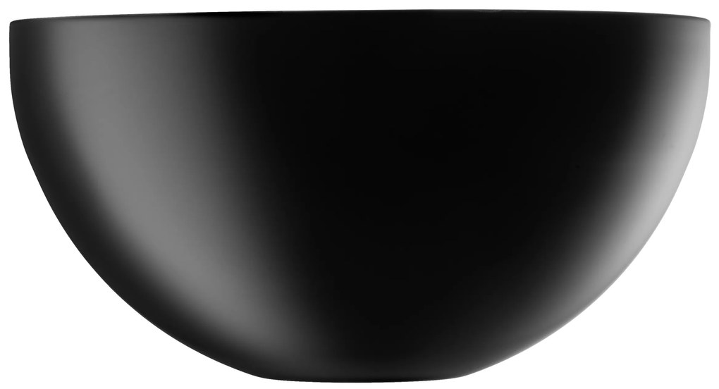 Czarna miska ze stali, Ø 24 cm