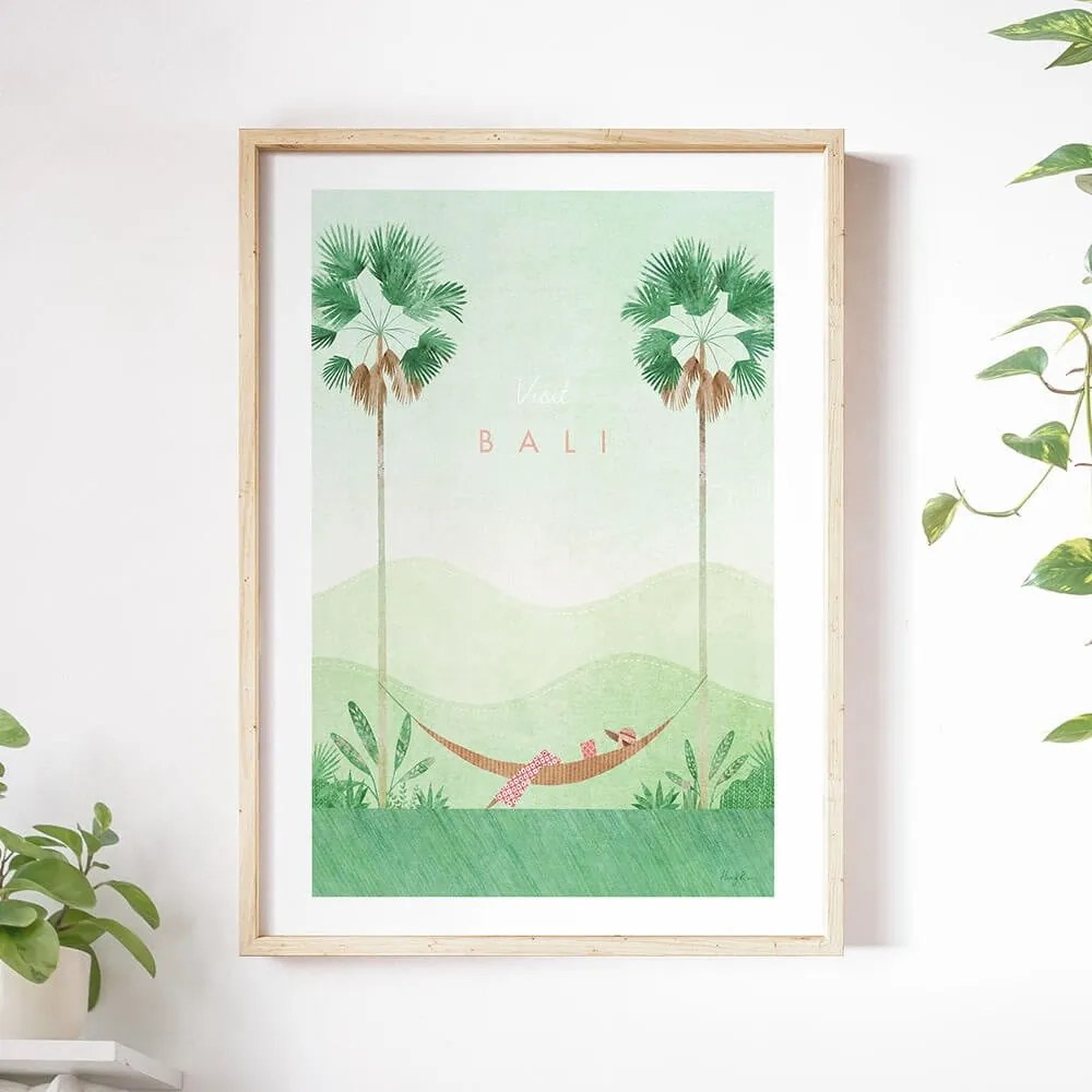 Plakat Travelposter Bali, 30 x 40 cm