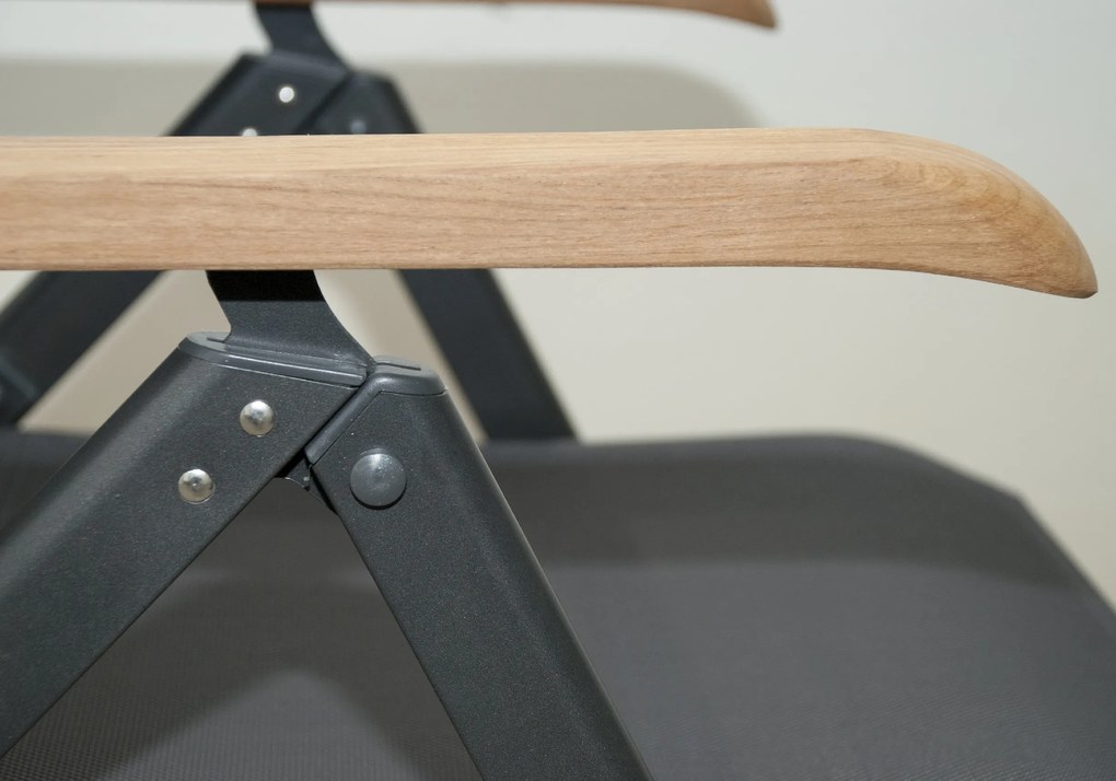 Doppler CONCEPT TEAK FSC® regulowany fotel ogrodowy