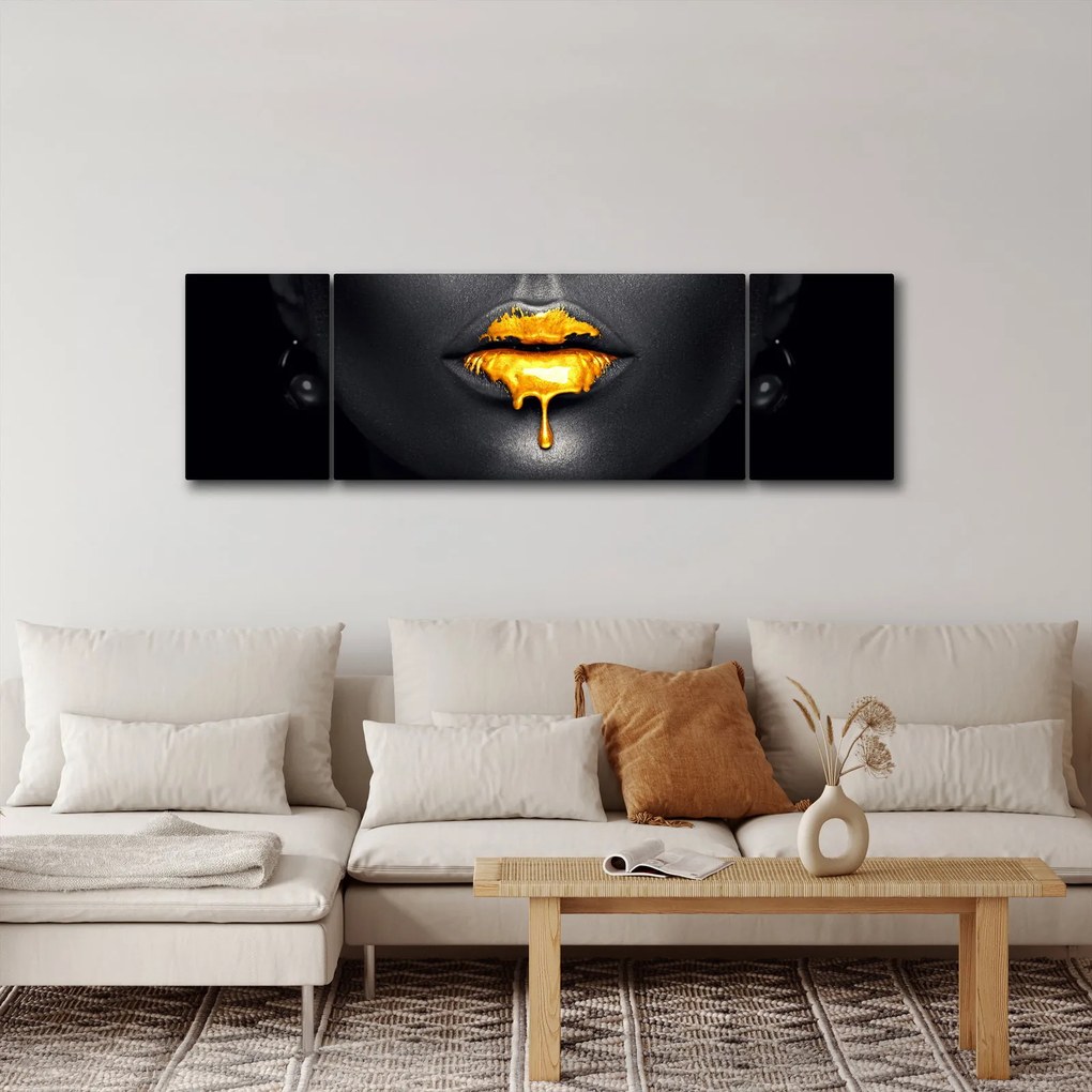 Obraz - Usta kobiety (170x50 cm)