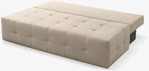Sofa z Funkcją Spania MORANA Beżowa Nowoczesna